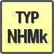 Piktogram - Typ: NHMk